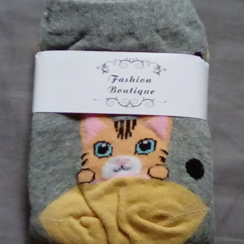 Cat-Themed Socks
